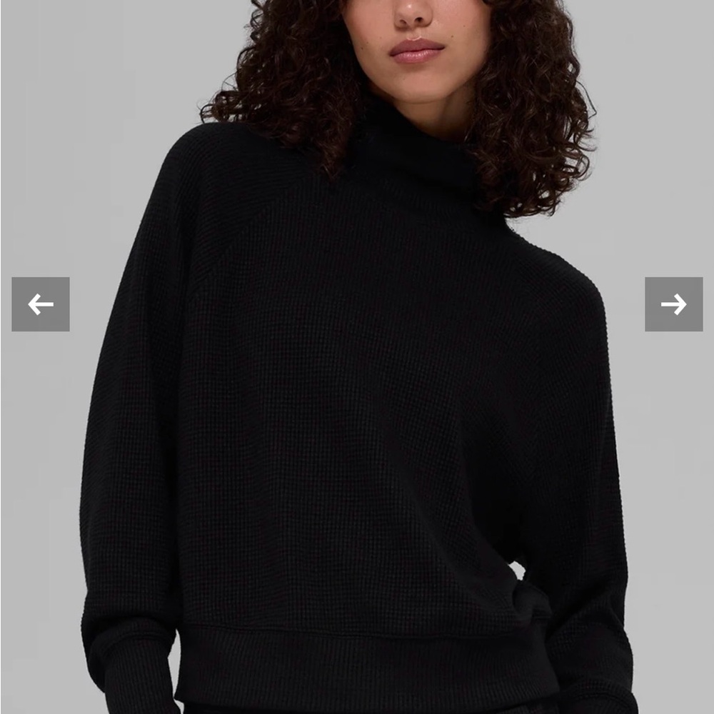 Alo Waffle Weekend Escape Mock Neck Long Sleeve & Jogger